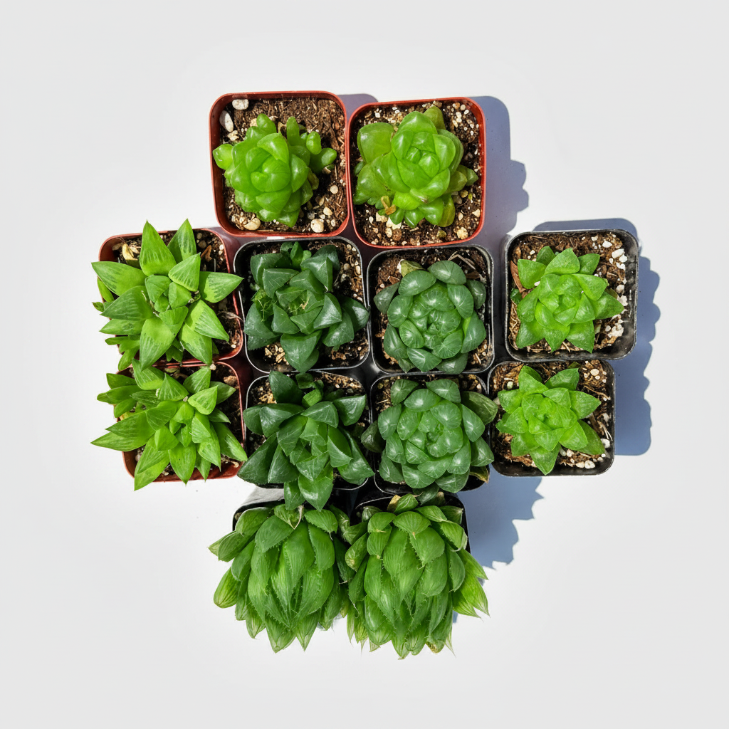 12 Pack Assorted Haworthia Succulents
